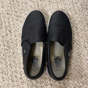 Leather Vans